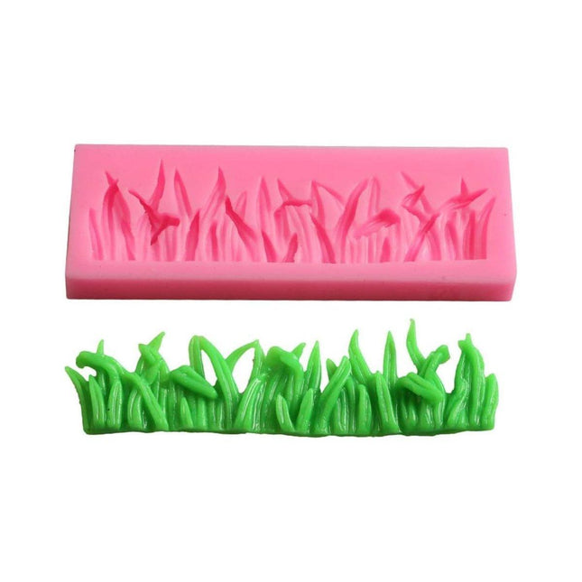 2PCS Grass Shape Silicone Cake Mold DIY Chocolate Baking Tool for Cookies Cake