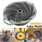 Silicone Cake Mould Non-Stick Baking Mould for Cupcakes Brownies and Desserts