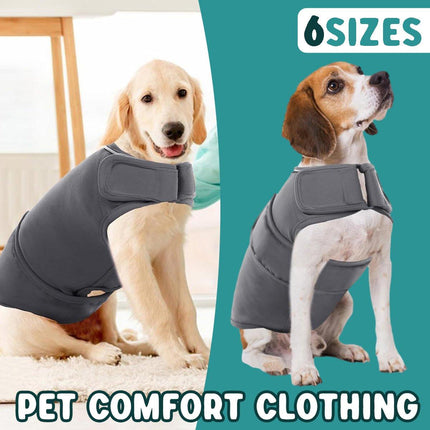 Pet Comfort Dog Relief Vest Jacket Soft Anxiety Coat for Small Medium Large Dogs