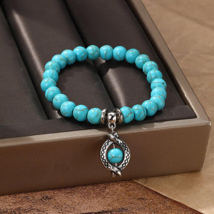 Turquoise Bracelet Adjustable Natural Stone Friendship Bracelets Gift