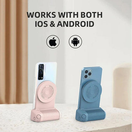 Hand Grip Magnetic Camera Handle Bluetooth Photo Bracket Wireless Charging - Aimall