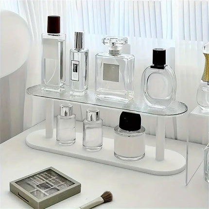Desktop Organizer Rack 2 Tier Storage Shelf Office Display Stand Space Saver