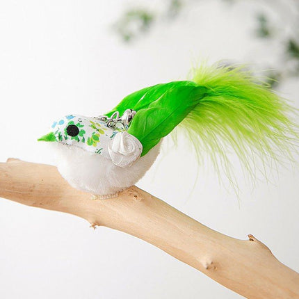 Cat Play Toy Simulation Birds Teaser Wand Interactive Stick with Suction Cup AU - Aimall