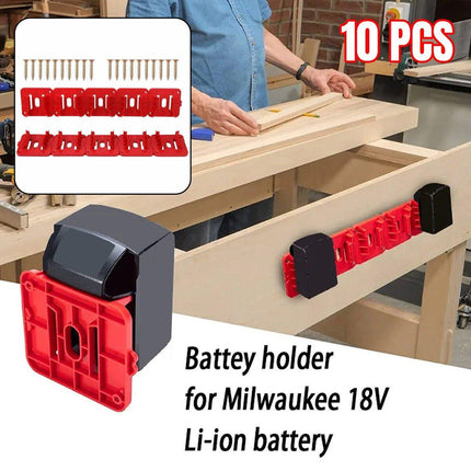 For Milwaukee M18 18V Battery Dock Holder Base Compatible with 48-11-1815 Tools