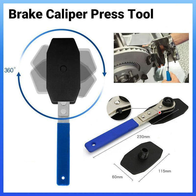 Ratchet Disc Brake Caliper Piston Spreader Separator Pad Press Install Tool Au Aimall