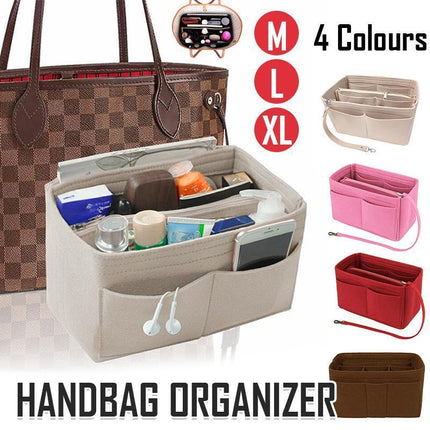 Felt Bag Purse Organizer Insert For Speedy 30,35 and Neverfull - Aimall
