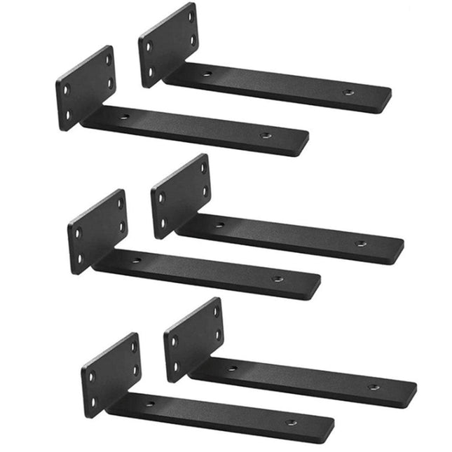 Heavy Duty Shelf Bracket Black L Shape Shelf Bracket Hidden Steel Bracket Shelve