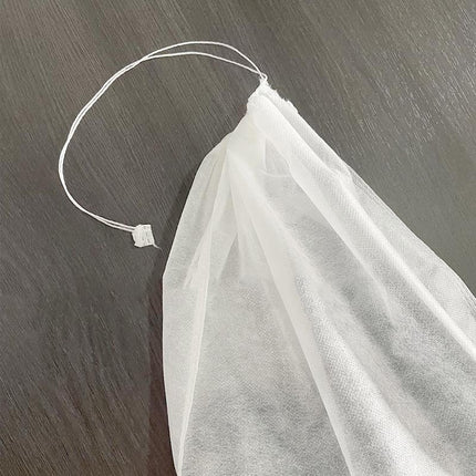 200X Protect Drawstring Clear Storage Bag Shoe Dust Covers Non-Woven Shoe Bags - Aimall