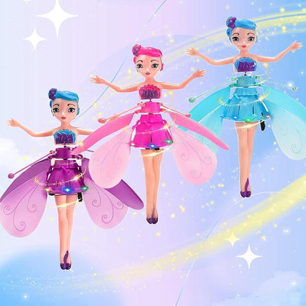 Flying Fairy Princess Doll Infrared Auto Induction Control Kids Toys Girls Gifts - Aimall