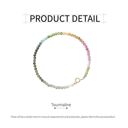 Extremely Fine 2mm Rainbow Bracelet Women Gradient Colorful Jewelry for Fashion