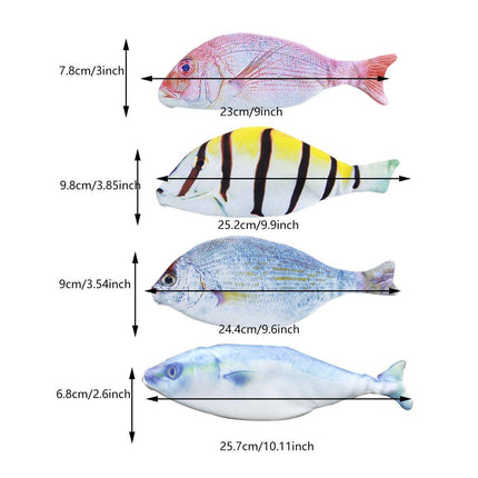 Creative Simulation Fish Pencil Case Large Capacity for Students Stationery Case