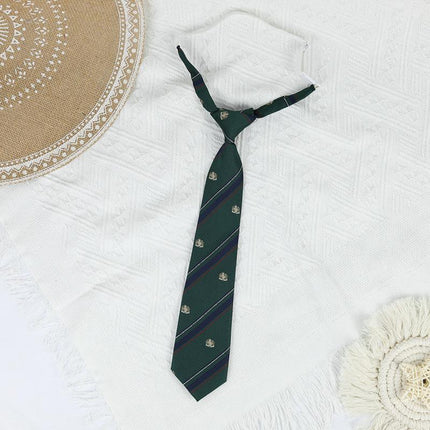 Student Lazy Tie Women Necktie Fashionable Uniform School Style Japanese JK Tie - Aimall