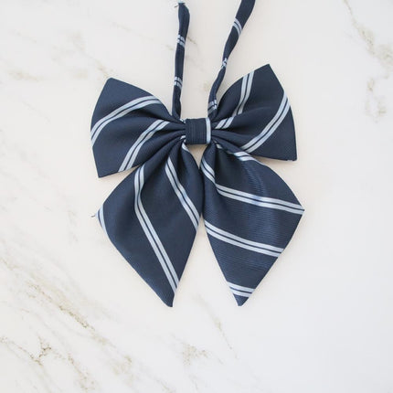 For Women School Uniform Checkered Lovely Sailor Style JK Japanese Collar BowTie - Aimall
