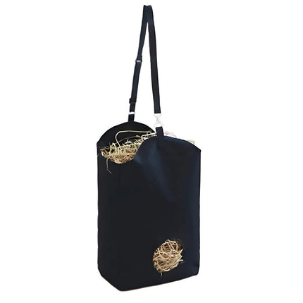 Horse Slow Feed Hay Bag Hole Durable Sack Reduces Waste Outdoor Use