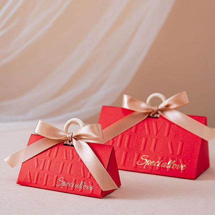5PCS Portable Luxury Wedding Candy Gift Boxes Favour Packaging High-end Party