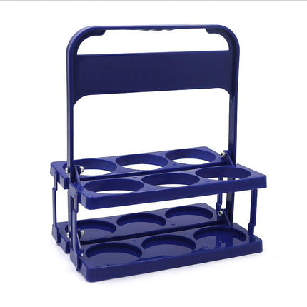 Portable Foldable Plastic Beer Carrier Basket Drinks Storage Tote Stand Holder
