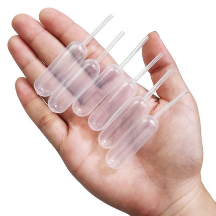 200pcs 4ml Plastic Pipette Dropper Syringe Liquid Measuring Dispensing Tools