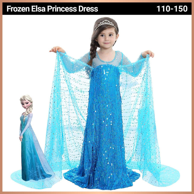 Frozen Dress Girl's Princess Aisha Dress AU - Aimall