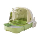 Large Fully Enclosed Cat Litter Box Drawer Type Easy Clean Cat Litter Pan Indoor