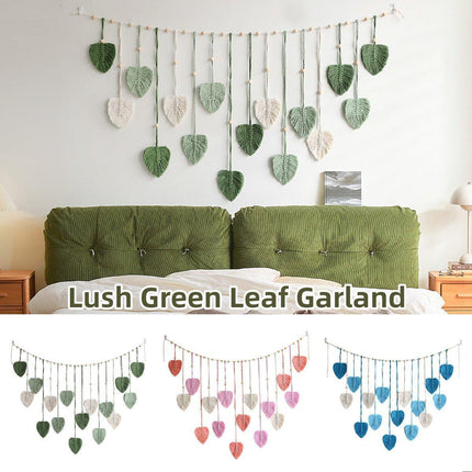 Bohemian Decorative Woven Tassel Leaf Wall Hanging Bedroom Home Wall Decoration