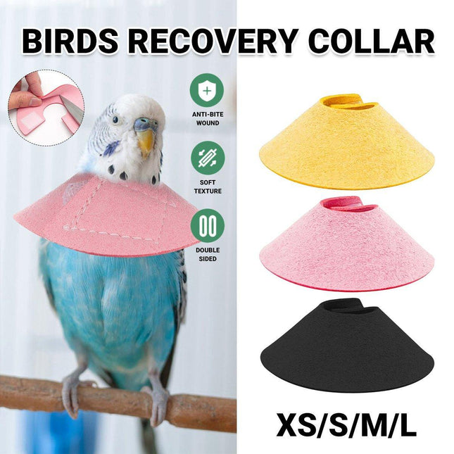 Parrots Birds Anti Bite Pecking Protection Collar Adjustable Pet Safety Guard