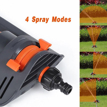 4Spray Modes Automatic 19 Hole Rotary Lawn Sprinkler Wide Range Watering Flowers