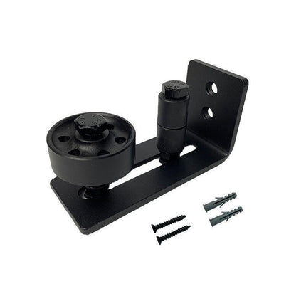 Barn Door Hardware Bottom Floor Guide Stay Roller Adjustable Wall Sliding Tool - Aimall