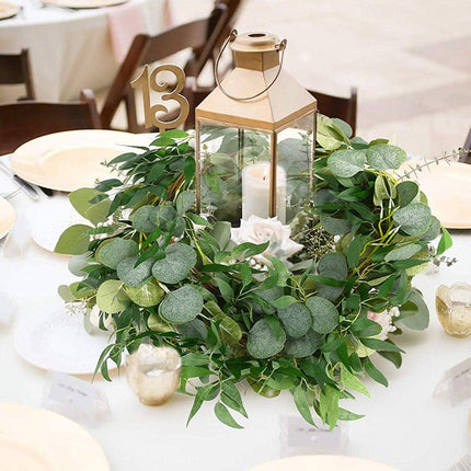 Artificial Eucalyptus Garland 2m Green Vine Fake Plant Home Decoration Rattan