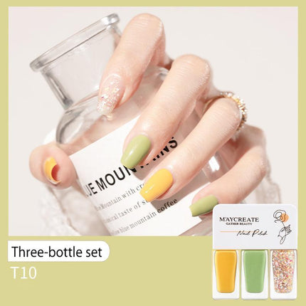 Fashion 11 Styles 3 in 1 One Step Gel Nail Polish Quick Drying Gel Varnish 12ml - Aimall