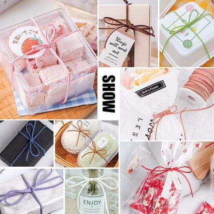 Leather Suede Rope Drawstring Diy Braided Rope Gift Box Packaging Belt