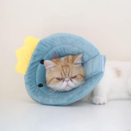 Elizabeth Circle Cat Sterilization Collar Anti-Licking Pet Scarf for Cat and Dog