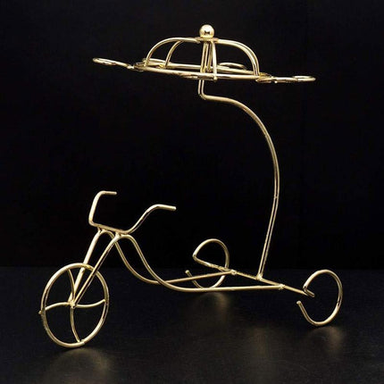 Iron Wine Bottle Holder Rack Wine Cooler Stand Decorative Storage Display