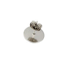 50/100/200PCS Earring Stud Posts Pads+Nut Backs Silvery Surgical Steel DIY Craft 6MM - Aimall