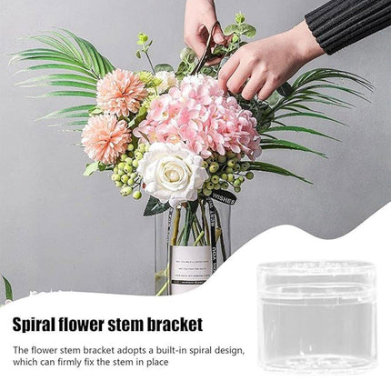Spiral Ikebana Stem Holder Ring Vases Flower Bouquet Floral Arranger Tool DIY