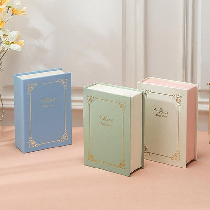 Creative PU Leather Jewelry Box Book Earrings Rings Necklace Organizer Holder