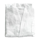 Cotton Kimono Collar Bathrobe Hotel Quality Thick Fleece Towel Embroidered Robe