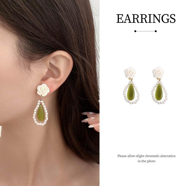 Long Dangle Earrings Fresh Sweet Style Fashion Jewelry For Young Women Gift