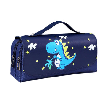 Functional Pencil Case Stationery Bag Pen Holder Storage Organizer for School