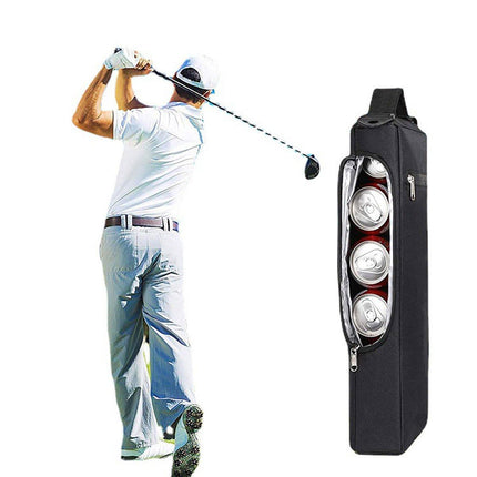 Portable Insulated Golf Cooler Bag Cold Storage Beverage Ice Bag for Cans Drinks