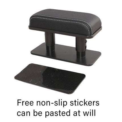 Car Armrest Cushion Leather Elbow Rest Booster for Centre Console Armrest Box