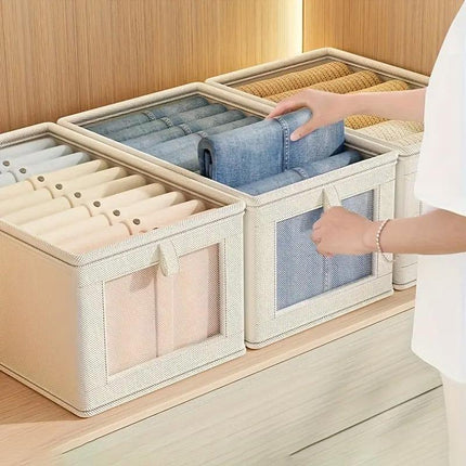 Dustproof Wardrobe Storage Box with Lid Large Clothes Organiser Container