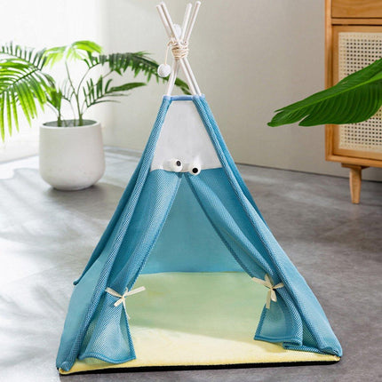 Breathable Dog Tent Kennel Small Pet Bed Spring Summer Cat House Pet Supplies