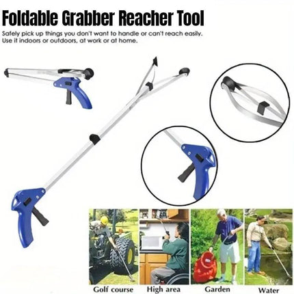 2pcs Foldable Trash Grabber Tool Household Litter Picker Handy Garbage Claw