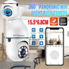 360° Panoramic WiFi IR IP E27 Light Bulb Camera HD Night Smart Home A6 AU