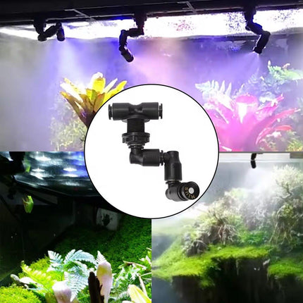 Reptile Pet Rainforest Tank Ecological Landscape Spray Atomization Mist System