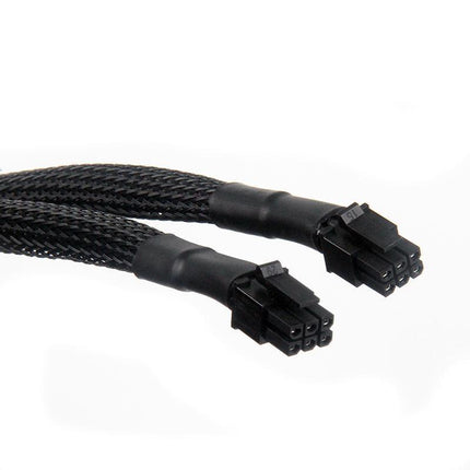 Dual Mini 6 Pin to 8 Pin PCI-E Video Card Power Cable Y Splitter 18AWG Mac Pro - Aimall