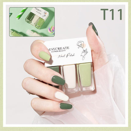 Fashion 11 Styles 3 in 1 One Step Gel Nail Polish Quick Drying Gel Varnish 12ml - Aimall