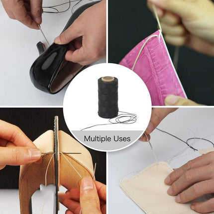 260m 150D Leather Sewing Waxed Thread Hand Stitching Craft Repair Cords 4Colours