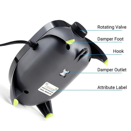 Quiet Fish Tank Oxygen Pump Aquarium Air Stone Aerator Oxygenator Water Filter