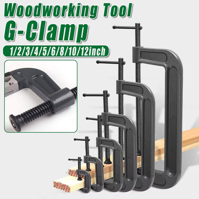 G Clamp Woodworking Tool Heavy Duty Clamp Wood Board Holder Carpentry Grip